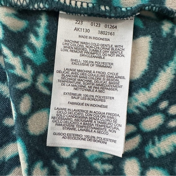 Columbia Teal Glacier IV Print 1/2 Zip-up Fleece Sweater Womens Medium NWT - Picture 7 of 10